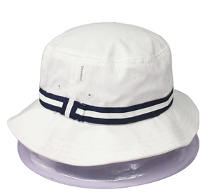 UAMINGDALE Chapeau Bob Blanc avec Rayures Rouges et Noires Unisexe Décontracté Extérieur Printemps Été Adulte 56-58CM - Product Image 3