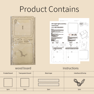 Puzzle 3D in Legno per Donne, Kit Modello Cervo Elfico, Luci Notturne, Età 14+, Decorazioni da Scrivania per Compleanno e Natale - Product Image 4
