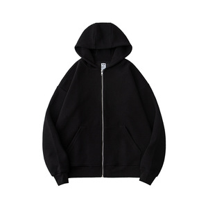 Men Dark Teal Waffle Knit <b>Zip</b> Up Hoodie Oversized Full <b>Zip</b> Textured Casual Streetwear Sweatshirt Wholesale - Product Image 1