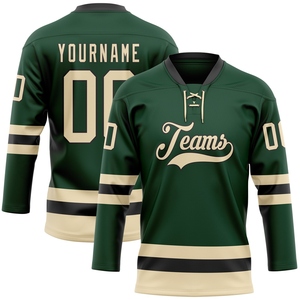 Venta al por Mayor del Jersey de Hockey 3D con Cuello de Encaje de Papá Noel Verde Hierba Rojo-Blanco Personalizado de OMMIZ INDUSTRY, el Más Vendido - Product Image 6