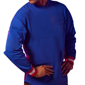Sudadera Oversize de Algodón y Fibra de Bambú Transpirable de Secado Rápido para Mujer, Cuello Redondo, Manga Larga, Estilo Casual - Product Image 3