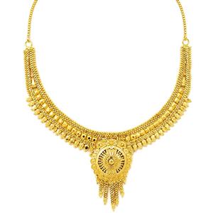 Venta al por mayor de conjuntos de collares cortos de moda chapados en oro de 14K, 18K, 24K, con diseño tradicional, de latón con relleno de oro. - Product Image 4
