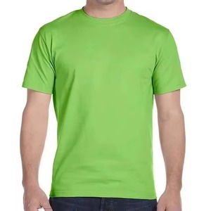 High Quality Best Price Wholesale Unisex Printing Tees Custom Logo 100% Cotton 180 Grams Blank Mock Neck <b>Tshirt</b> for Men - Product Image 1