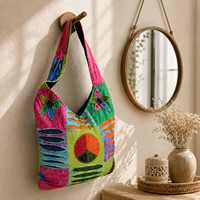 Tas Selempang Boho Hobo untuk Wanita |   Tas Selempang Hippie dengan Desain Luas |   Tas Kasual Bergaya untuk Penggunaan Sehari-hari dan Perjalanan