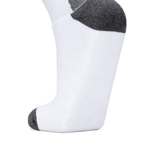 Calcetines Deportivos de Punto Suave para Hombre, de Spandex/Algodón, Blancos, Transpirables, con Punta Reforzada, Antideslizantes, para Uso Diario - Product Image 3