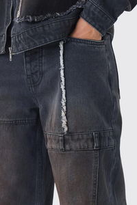 Pantalones Vaqueros Anchos Personalizados de Moda Hip Hop para Hombre, Jeans de Mezclilla Lavados, Jeans Anchos de Mezclilla para Hombre de Pakistán - Product Image 6