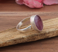 Natürlicher Rubin 925 Sterling Silber Fassung Rot Edelstein Ring für Damen Luxus Feiner Schmuck Party Hochzeit Geschenk