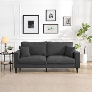 Divano Moderno Comodo a 3 Posti da 188 cm, Imbottito con Telaio in Legno ad Alta Resilienza per Soggiorno, Camera da Letto, Appartamento - Product Image 1