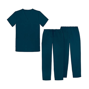 OEM Slim Fit Zipper Stretch <b>Scrub</b> Sets New Style Breathable Nurse <b>Uniforms</b> Top/Hospital <b>Uniforms</b> Design - Product Image 5