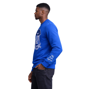 Sweat-shirt en chenille Phi Beta Sigma pour hommes, tissu de qualité supérieure, coupe confortable, vêtements de fraternité grecque, tenue décontractée - Product Image 3