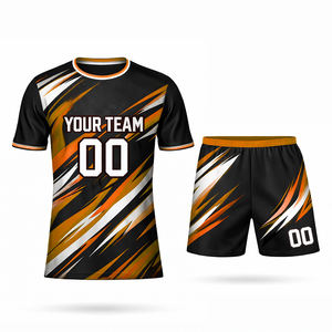Tenue de sport unie en polyester 100 % de haute qualité, grande taille, design professionnel, vente en gros, faible MOQ, uniforme de volley-ball - Product Image 5