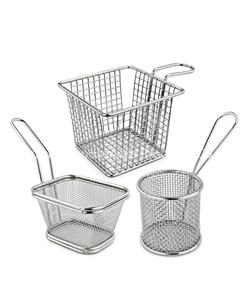 Mini <b>Chip</b> Fry <b>Basket</b> Henry Foodservice FRY <b>Basket</b> Stocked Metal MCB - Product Image 1