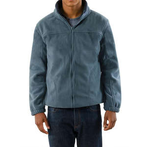 Chaqueta Polar para Hombre con Cuello Alto, Cierre Completo, Transpirable y de Secado Rápido, con Capucha, para Invierno - Product Image 1