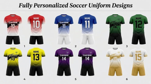 Conjunto de Camiseta de Fútbol para Niños, Rojo y Verde, Impresión por Transferencia de Calor, 100% Poliéster, Transpirable, de Secado Rápido, Manga Corta, Corte Regular, Nombre del Equipo - Product Image 4