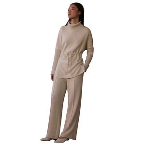 Sudadera de Forro Polar 100% Algodón para Mujer, Tallas Grandes, con Cuello Alto, Cordón Ajustable en la Cintura y Aberturas Laterales, Ideal para Invierno - ¡Novedad! - Product Image 3
