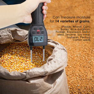 Medidor Digital de Humedad de Granos, Analizador de Contenido de Agua con Sonda Metálica de 11.81 Pulgadas para 14 Granos: Trigo, Maíz, Arroz, Cacahuete, Soja - Product Image 4