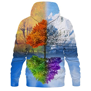 Sudadera con Capucha Personalizada para Hombre, Sublimada, 100% Algodón, Ligera, de Alta Calidad para Invierno - Product Image 4