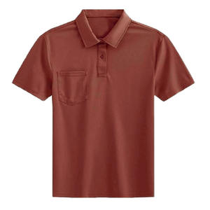 Polo para Hombre de Manga Corta, Tejido Antiarrugas, Transpirable, Corte Regular, Diseño con Bolsillo, Poliéster/Algodón, Logotipo Personalizado - Product Image 6