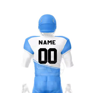 Uniforme de football américain de haute qualité à manches courtes pour joueur, tenue d'entraînement légère pour équipe, homme - Product Image 5