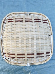 OEM/ODM Handmade Eco Friendly Bamboo <b>Tray</b> Set 4pcs Natural Finish Oval Rectangular 23cm Vietnam Food Grade Pastries Nuts Snacks - Product Image 2