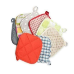Kitchen 100% Linen Square Classic Design Washable Heat-Resistant Customized Potholder Pockets Baking Cooking Customized - Product Image 2