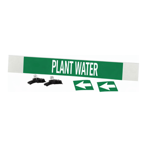 <b>Plant</b> Water High Performance Flexible Pipe <b>Marker</b> Permanent Adhesive <b>for</b> Industrial Identification - Product Image 3