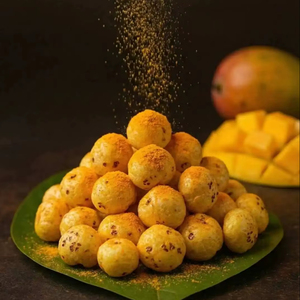 Nueces Makhana Tostadas y Saborizadas con Mango, Bocadillo Saludable con Sabor a Frutas Ácidas, Hecho en India, Paquete de 90 g - Product Image 1
