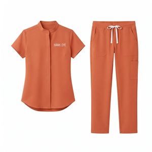 Ensemble de tenues médicales extensibles pour femmes, uniforme d'infirmière, vêtements de travail pour hôpital, tenue de travail anti-rides - Product Image 1