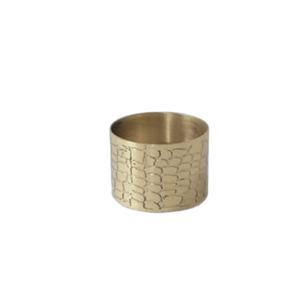 Rond de serviette doré de conception simple pour le porte-serviettes de table de restaurant porte-mouchoirs décoratif en gros au prix le plus bas - Product Image 1