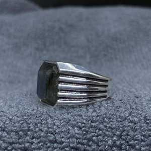 Blue Labradorite Signet <b>Ring</b> Victorian Handmade 925 Sterling Silver <b>Mens</b> Jewelry Luxury Gift <b>For</b> Him - Product Image 2