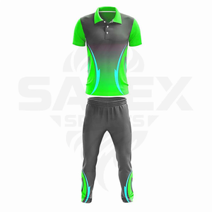 Maillot de cricket sublimé à manches courtes de qualité supérieure, séchage rapide, uniforme sportif d'équipe pour hommes, vente en gros - Product Image 4