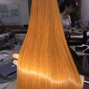 Prix de gros attrayant Extensions de cheveux de trame de génie droite de luxe de longue durée Highlight Extensions de cheveux bruts Lace frontal - Product Image 1