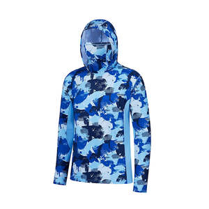 Chaqueta de Pesca Unisex 100% Algodón Tejido, Protección Solar UPF 50, Antibacteriana, Tallas Grandes, Secado Rápido, Resistente al Viento - Product Image 4