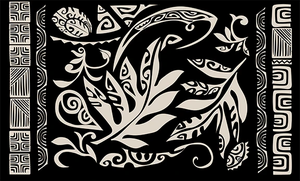 Luxury Custom Tahitian Pareo <b>Beach</b> Sarong Tropical Wrap Bora Bora Maldives OEM ODM Customized Manufacturing Service Provider - Product Image 2