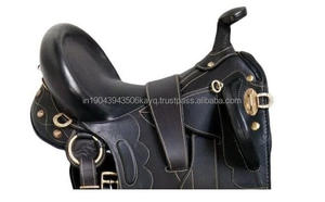 Ensemble de selles de cheval en cuir véritable abordable et selles de course occidentale en cuir Australian Stock Horse Saddle Set à vendre - Product Image 4