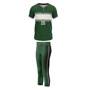 Uniformes de Béisbol y Sóftbol Personalizados para Adultos Unisex, el Mejor Diseño, Impresión Personalizada en el Material Más Suave, Uniformes en Blanco - Product Image 1