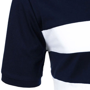 Chemises polo en coton personnalisées à manches courtes pour le golf, vente en gros, tissu tricoté sur mesure, tailles plus grandes pour hommes - Product Image 5
