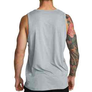 High Quality Men's Casual Tank <b>Top</b> Latest Arrival Fitness Clothing Breathable Knitted New Design Low MOQ Reasonable Price Sale - Product Image 2