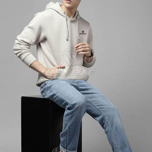 Sweats à capuche basiques 2026 en gros, prix usine, logo personnalisé, 100 % coton, contrastes de couleurs, pour hommes - Product Image 5