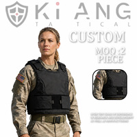 Gilet tactique KIANG personnalisé style dissimulé, en nylon 420D, avec plaques souples en PE