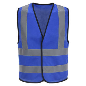 Gilet de sécurité haute visibilité réfléchissant, couleur personnalisable, couleurs vives, gilet de signalisation pour travaux de construction, norme ANSI Classe 2 - Product Image 1