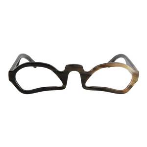 Lunettes de soleil en corne de buffle de qualité supérieure, monture sculptée à la main, style rétro élégant, lunettes de mode pour adultes - Product Image 5