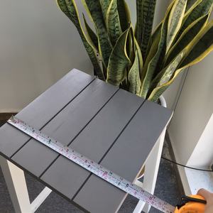 Table d'appoint en bois massif, table d'appoint rectangulaire minimaliste pour la maison, l'hôtel - Product Image 5