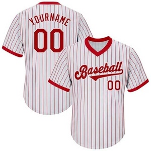 Custom Printed Baseball Jersey Front Unisex Adult Breathable Polyester Sportswear Uniform Set OEM Service - Product Image 5