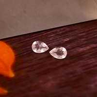 Lot en gros de pierres précieuses naturelles en quartz rose, taille poire, facettées, calibrées, 5x7 mm, pour la fabrication de bijoux