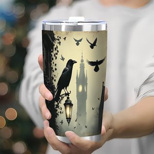 Stainless Steel Tumbler 20oz Double Wall <b>Insulated</b> Portable Drink <b>Cup</b> Outdoor Leisure Use - Product Image 3