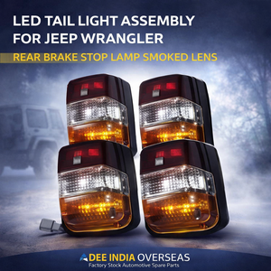 Conjunto de Luces Traseras LED para Jeep, Lámpara de Freno Trasera con Lente Ahumada, Repuesto de Luz Trasera LED Automotriz - Product Image 3