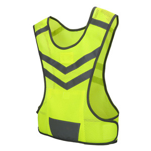 Gilet de sécurité réfléchissant réglable à haute visibilité pour les sports de plein air, le cyclisme, la course à pied et la randonnée - Product Image 4