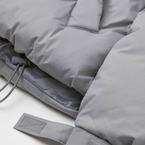 Casual Wear Light Grey Winter Seasonal Bubble <b>Jacket</b> Stand <b>Collar</b> Bubble <b>Jackets</b> for Men Long Sleeves Zipper Men Bubble <b>Jacket</b> - Product Image 5