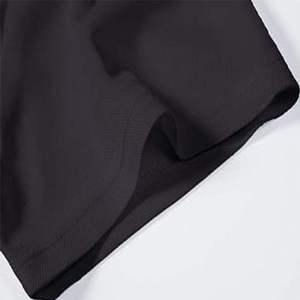 Camiseta Polo Deportiva de Manga Corta para Hombre, Color Negro, Cierre de Botones, Secado Rápido, Tejido de Punto, Corte Regular, Estilo Casual - Product Image 4